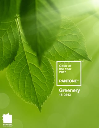 2017Pantone  Color of the Year - Greenery
