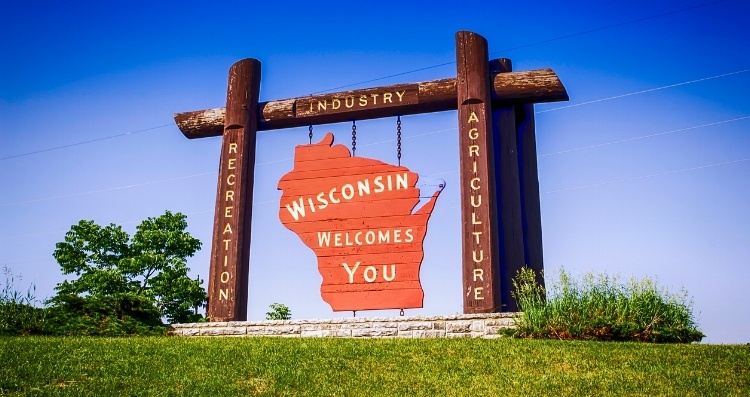 Wisconsin Welcome Sign